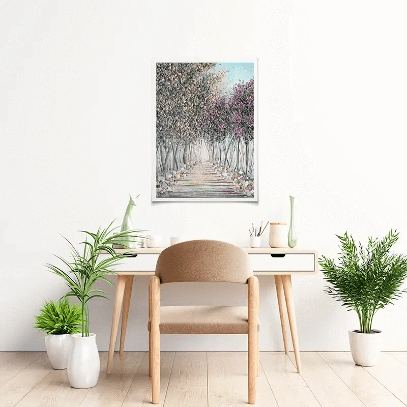 Tranquil Trail Art Print Tranquil Trail Art Print wall art product Nada Khatib