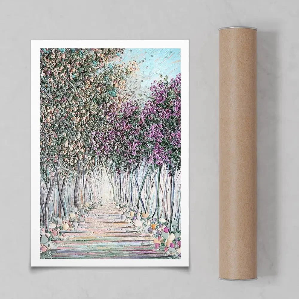 Tranquil Trail Art Print Tranquil Trail Art Print wall art product Nada Khatib