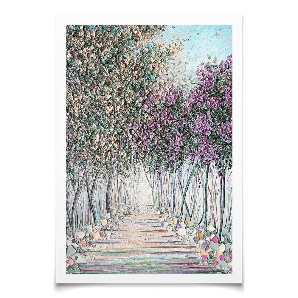 Tranquil Trail Art Print Tranquil Trail Art Print wall art product Nada Khatib