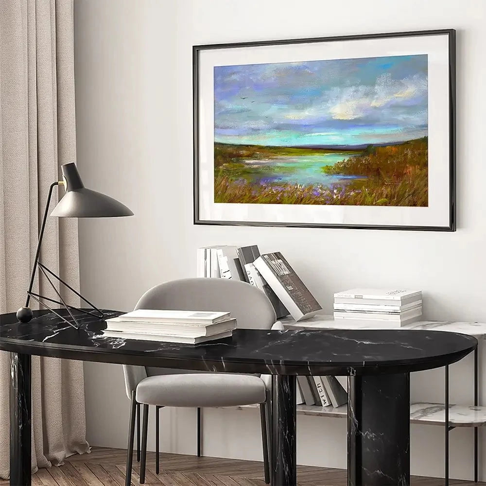 Tranquil View Framed Art Print Tranquil View Framed Art Print wall art product Sheila Finch
