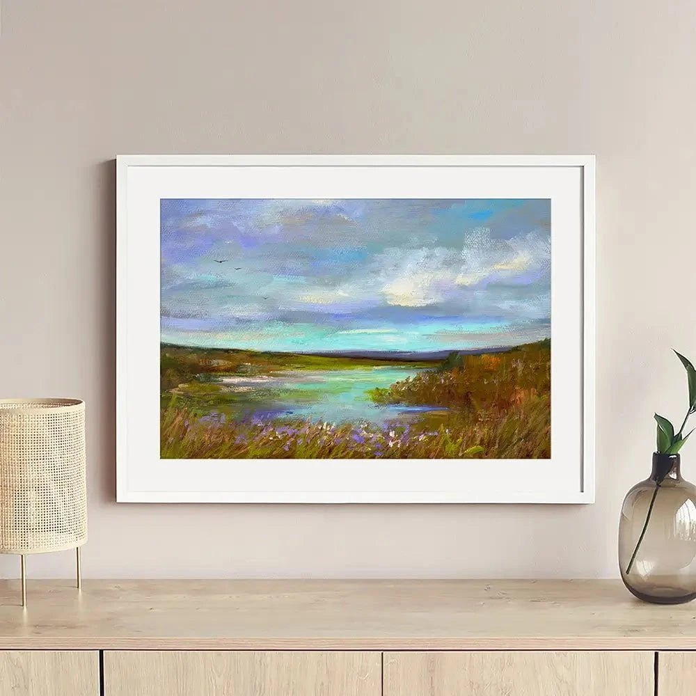 Tranquil View Framed Art Print Tranquil View Framed Art Print wall art product Sheila Finch