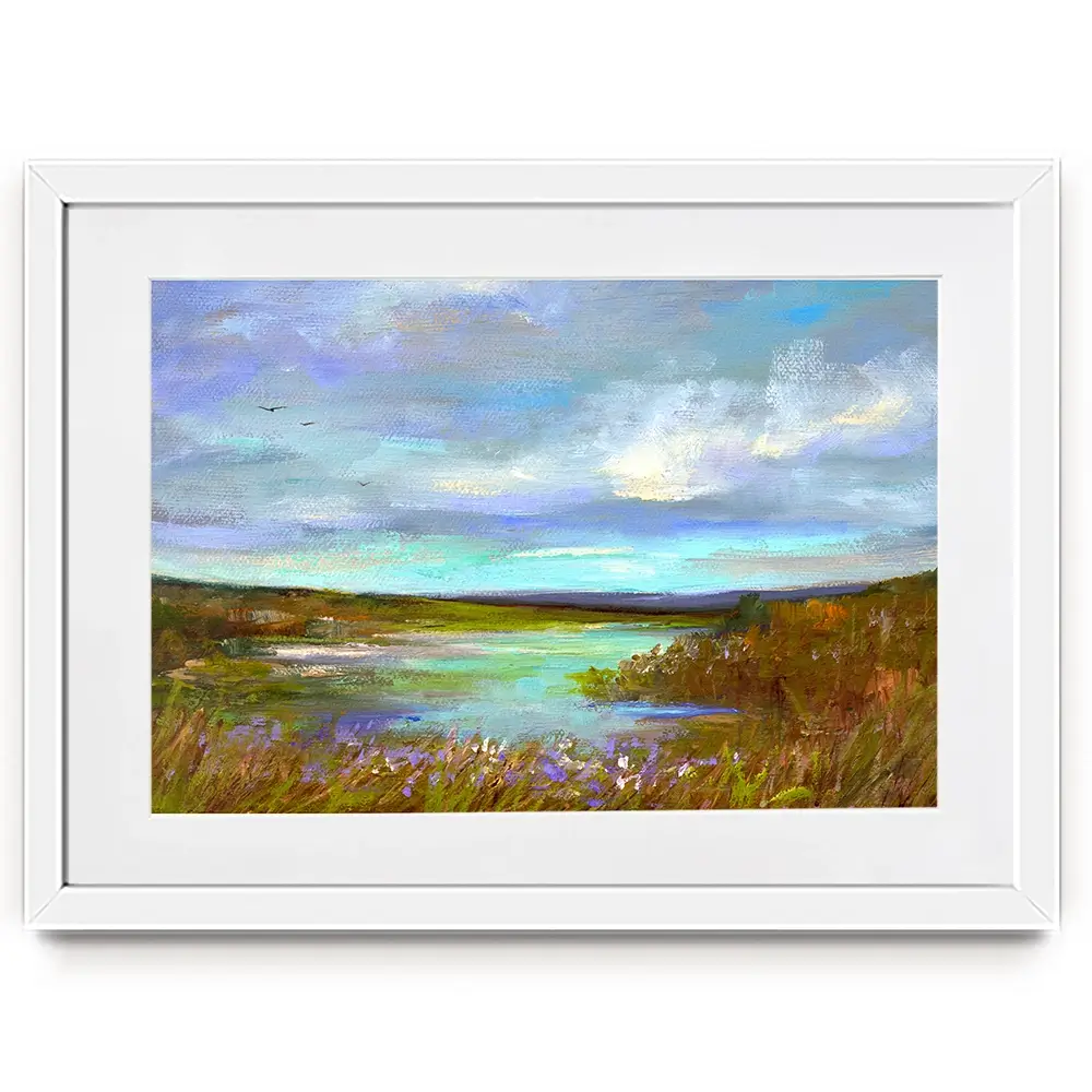 Tranquil View Framed Art Print Tranquil View Framed Art Print wall art product Sheila Finch