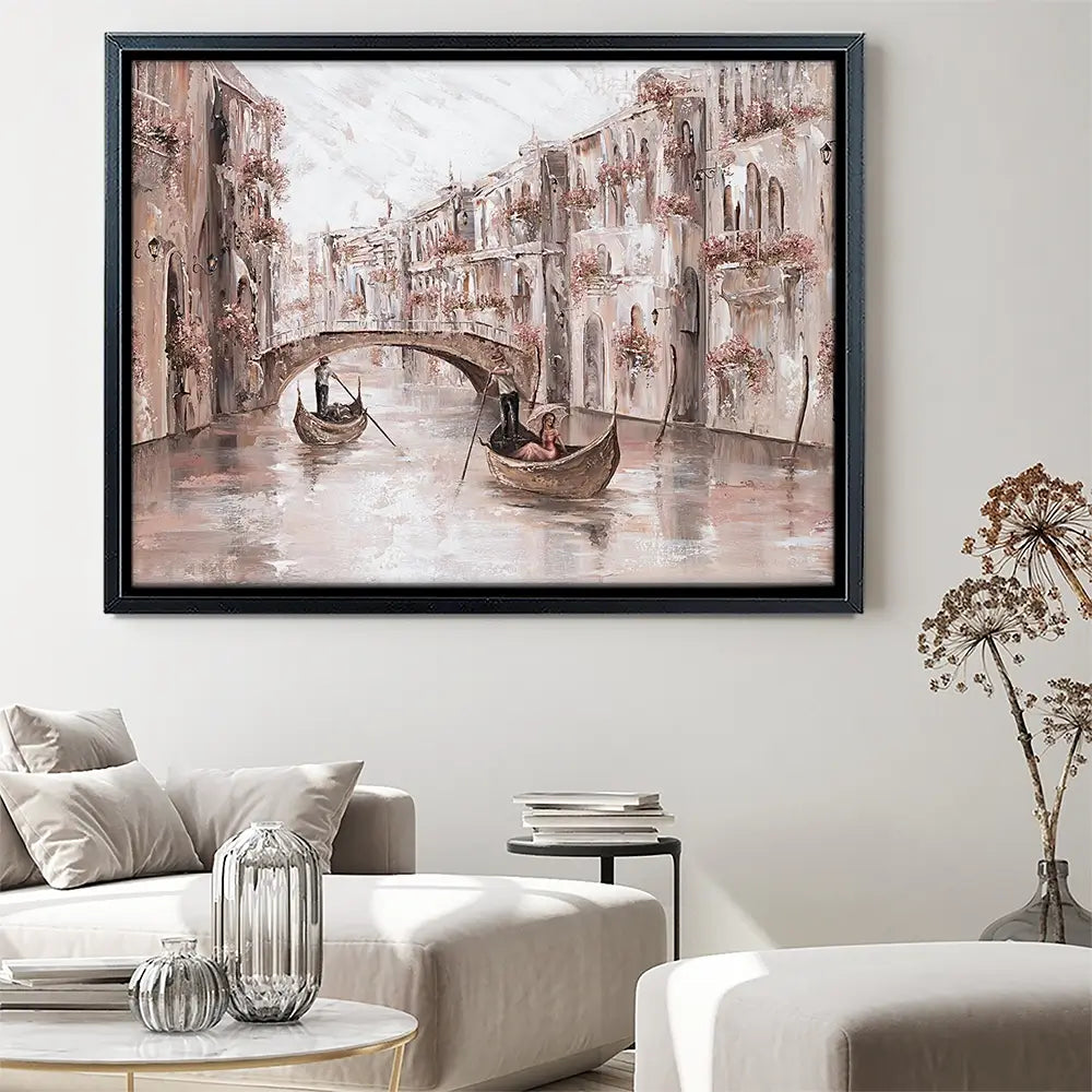 Tranquility In Venice Canvas Print Tranquility In Venice Canvas Print wall art product Isabella Karolewicz