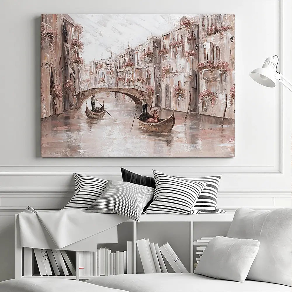 Tranquility In Venice Canvas Print Tranquility In Venice Canvas Print wall art product Isabella Karolewicz