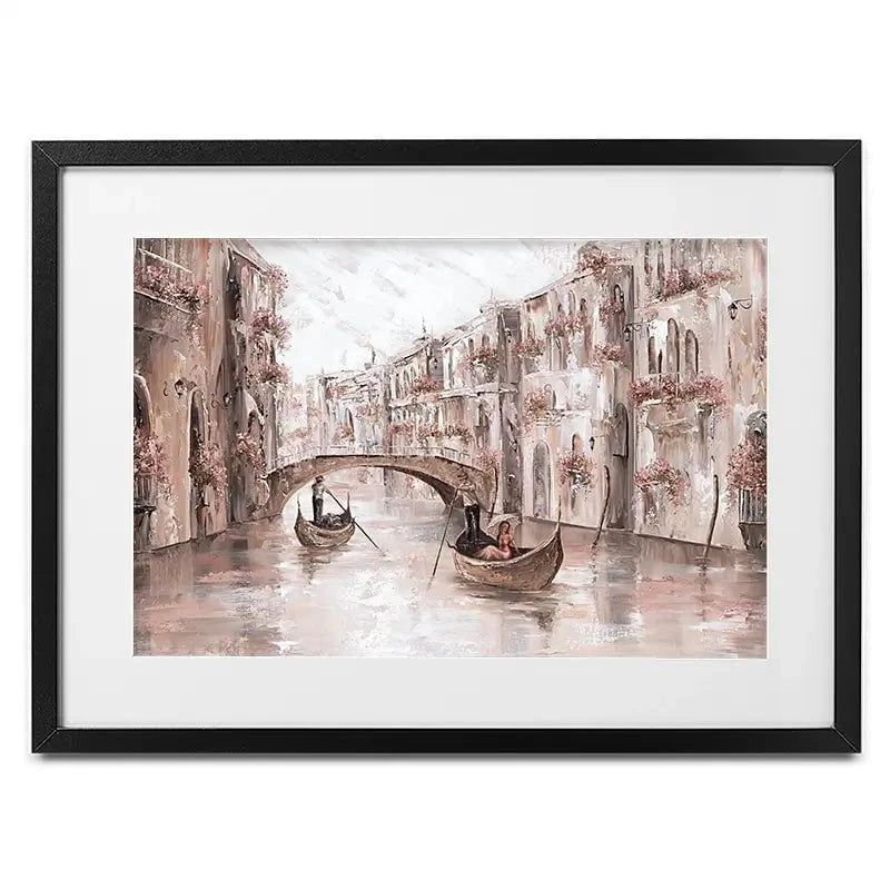 Tranquility In Venice Framed Art Print Tranquility In Venice Framed Art Print wall art product Isabella Karolewicz