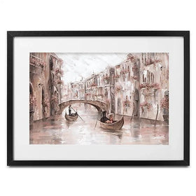 Tranquility In Venice Framed Art Print Tranquility In Venice Framed Art Print wall art product Isabella Karolewicz