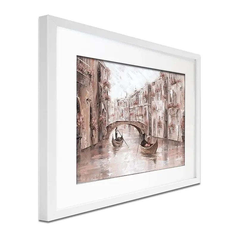 Tranquility In Venice Framed Art Print Tranquility In Venice Framed Art Print wall art product Isabella Karolewicz