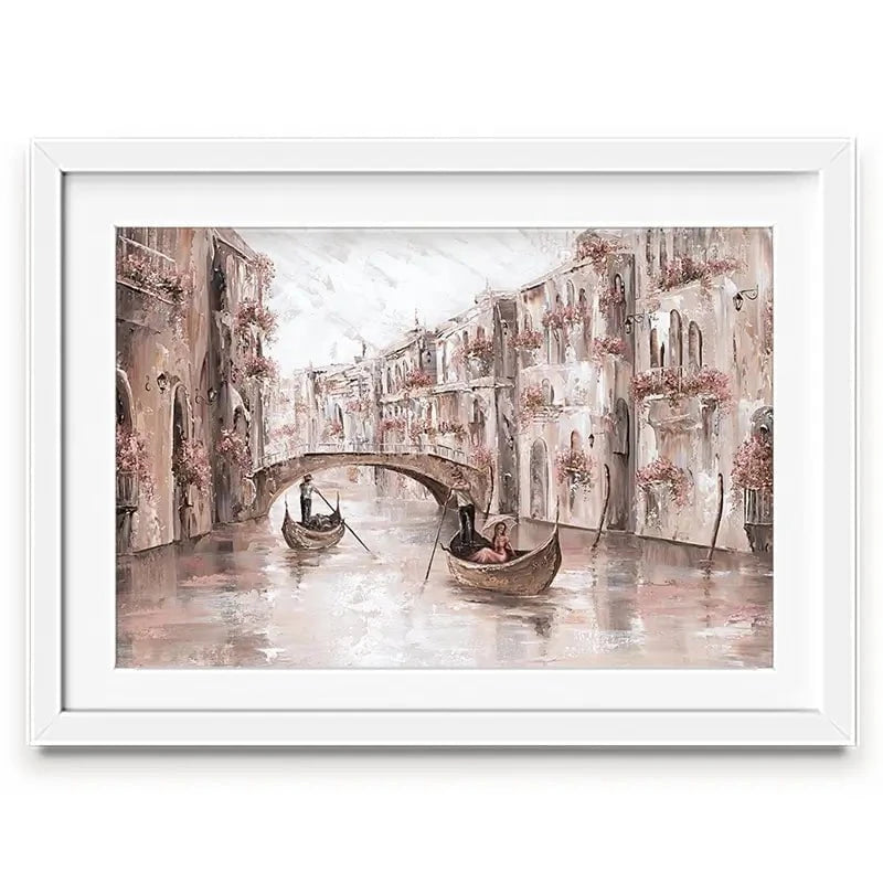 Tranquility In Venice Framed Art Print Tranquility In Venice Framed Art Print wall art product Isabella Karolewicz