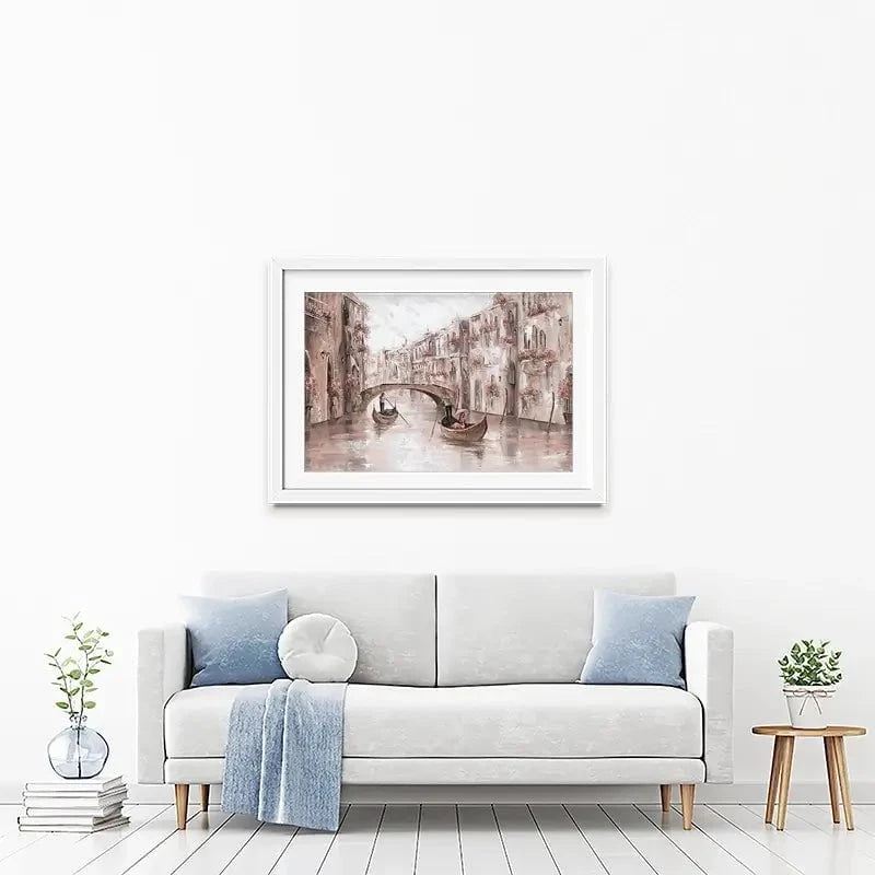 Tranquility In Venice Framed Art Print Tranquility In Venice Framed Art Print wall art product Isabella Karolewicz
