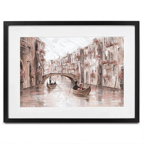 Tranquility In Venice Framed Art Print Tranquility In Venice Framed Art Print wall art product Isabella Karolewicz
