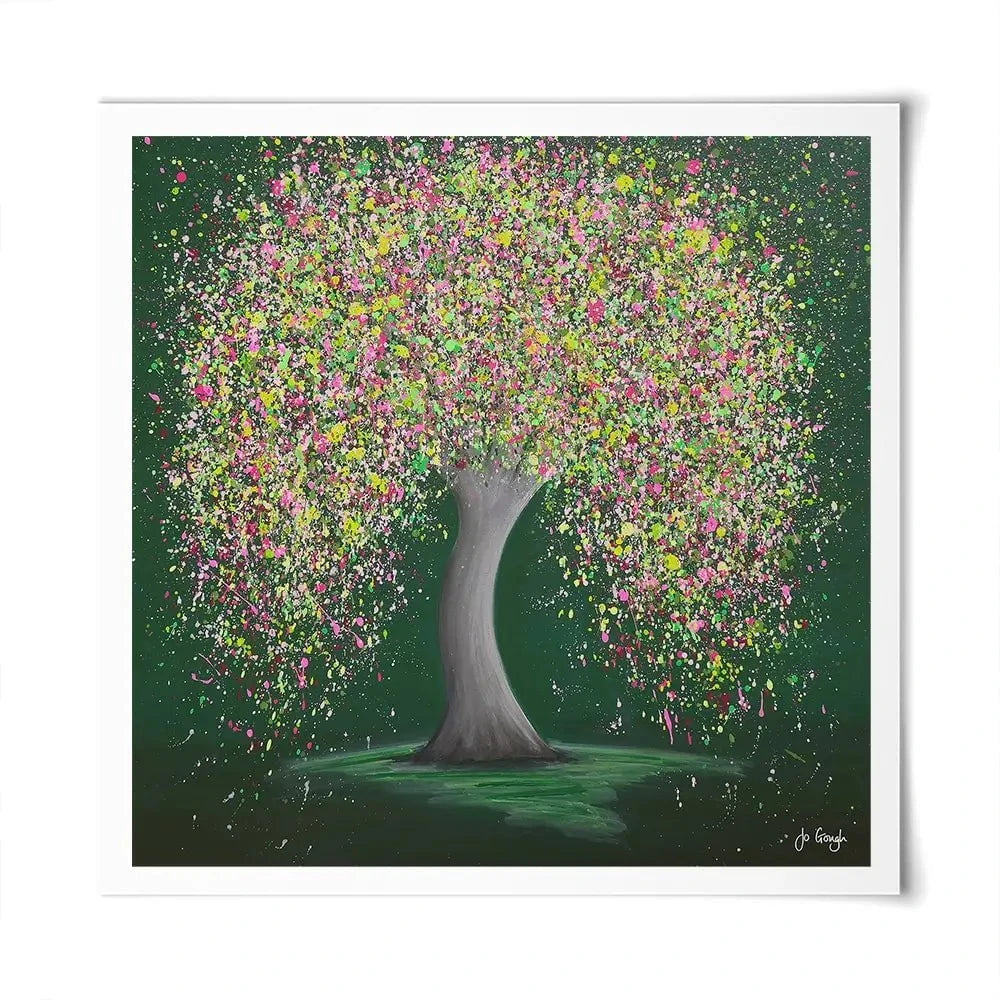 Treasured Love Square Art Print Treasured Love Square Art Print wall art product Jo Gough