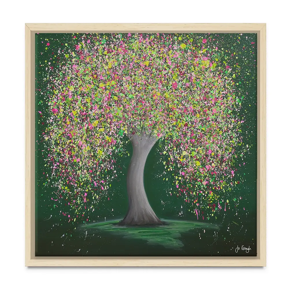 Treasured Love Square Canvas Print Treasured Love Square Canvas Print wall art product Jo Gough