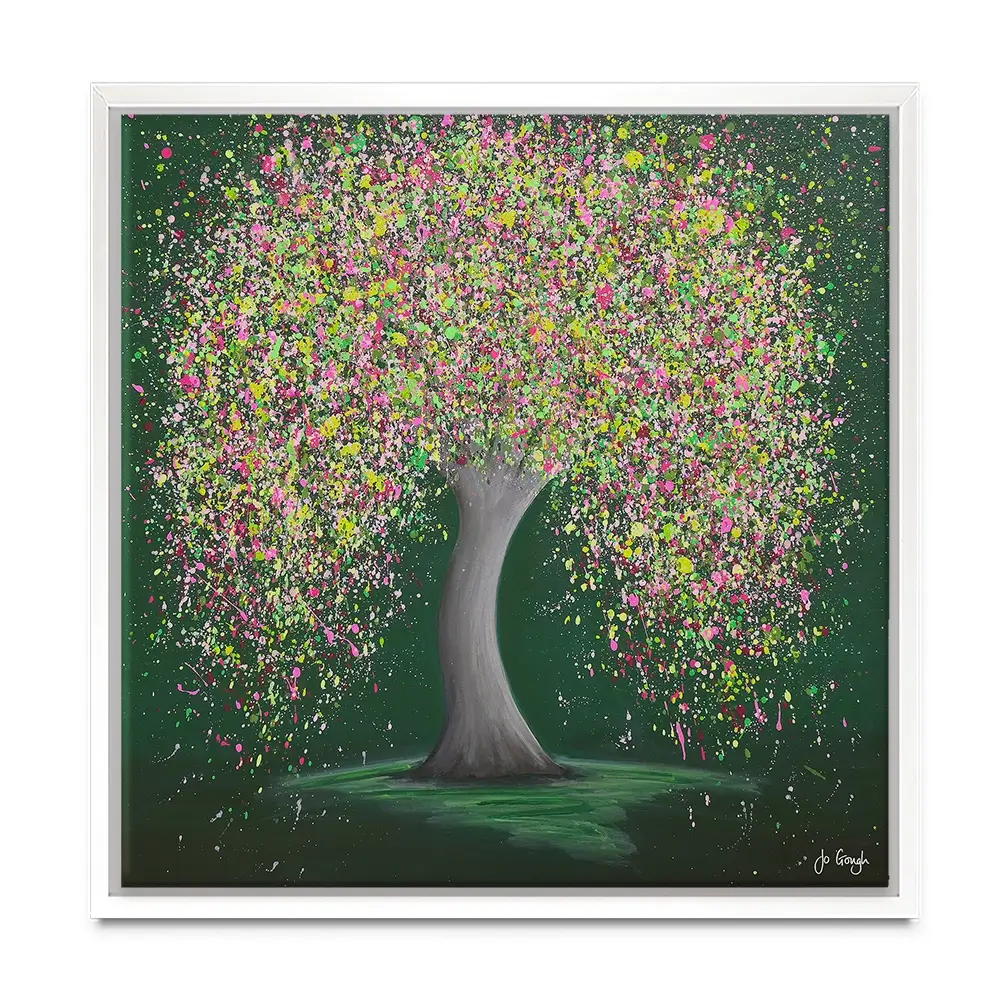 Treasured Love Square Canvas Print Treasured Love Square Canvas Print wall art product Jo Gough