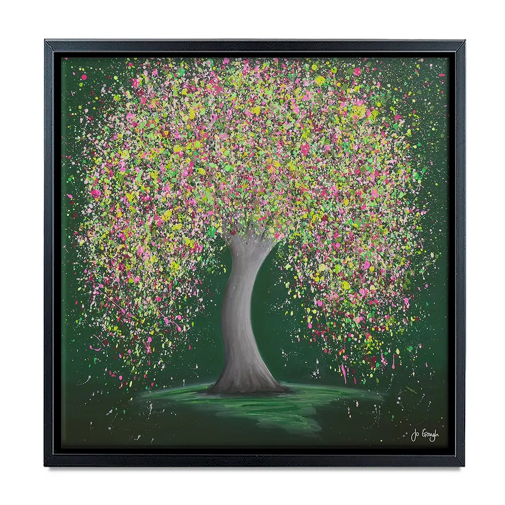 Treasured Love Square Canvas Print Treasured Love Square Canvas Print wall art product Jo Gough