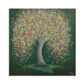 Treasured Love Square Canvas Print Treasured Love Square Canvas Print wall art product Jo Gough