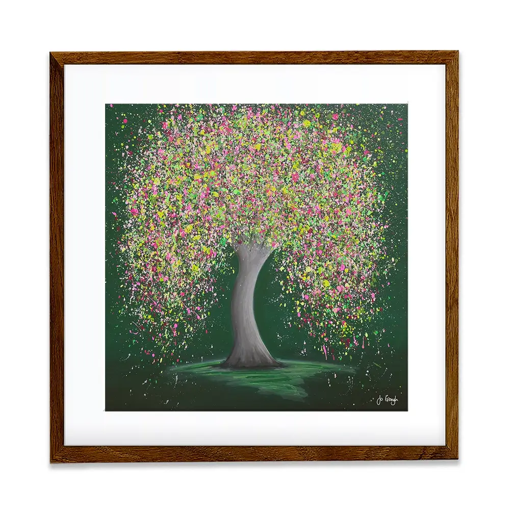 Treasured Love Square Framed Art Print Treasured Love Square Framed Art Print wall art product Jo Gough