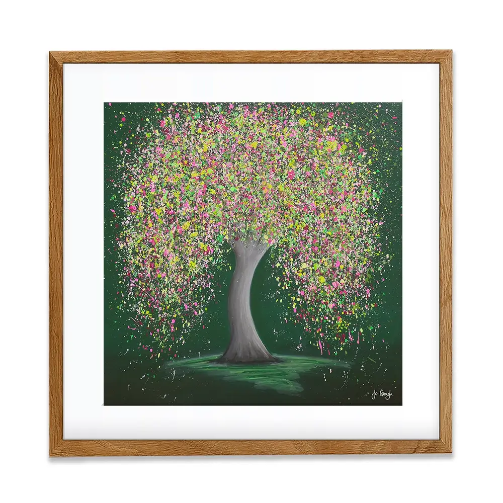 Treasured Love Square Framed Art Print Treasured Love Square Framed Art Print wall art product Jo Gough