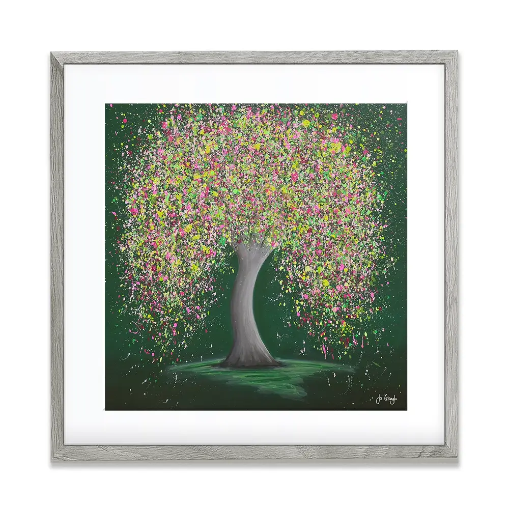 Treasured Love Square Framed Art Print Treasured Love Square Framed Art Print wall art product Jo Gough