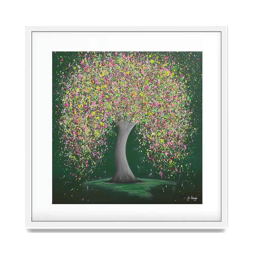 Treasured Love Square Framed Art Print Treasured Love Square Framed Art Print wall art product Jo Gough