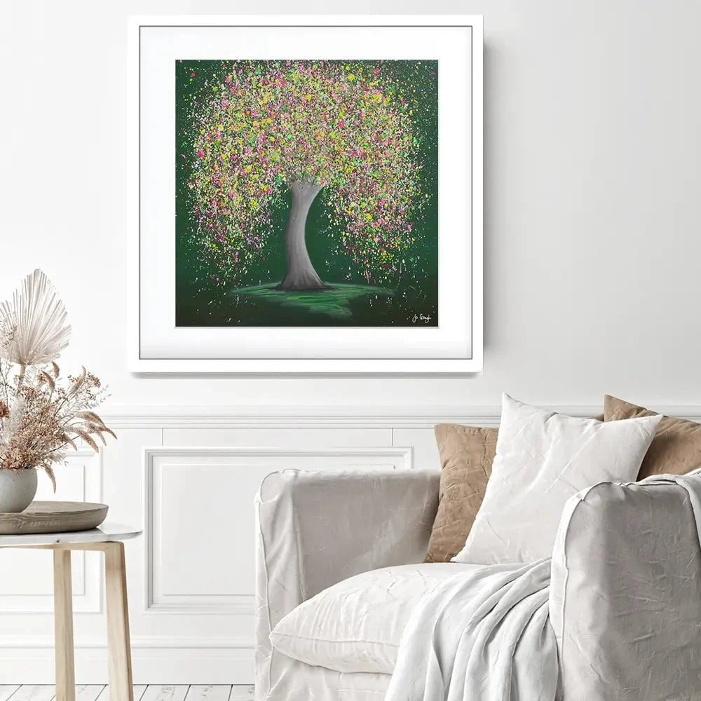 Treasured Love Square Framed Art Print Treasured Love Square Framed Art Print wall art product Jo Gough