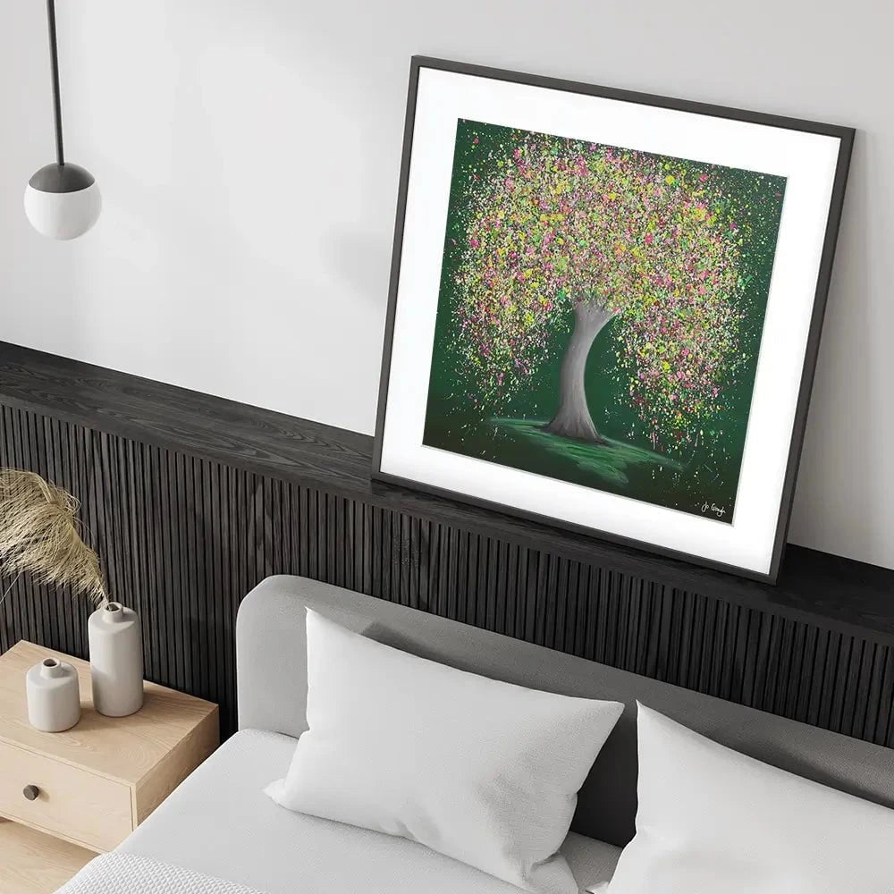 Treasured Love Square Framed Art Print Treasured Love Square Framed Art Print wall art product Jo Gough