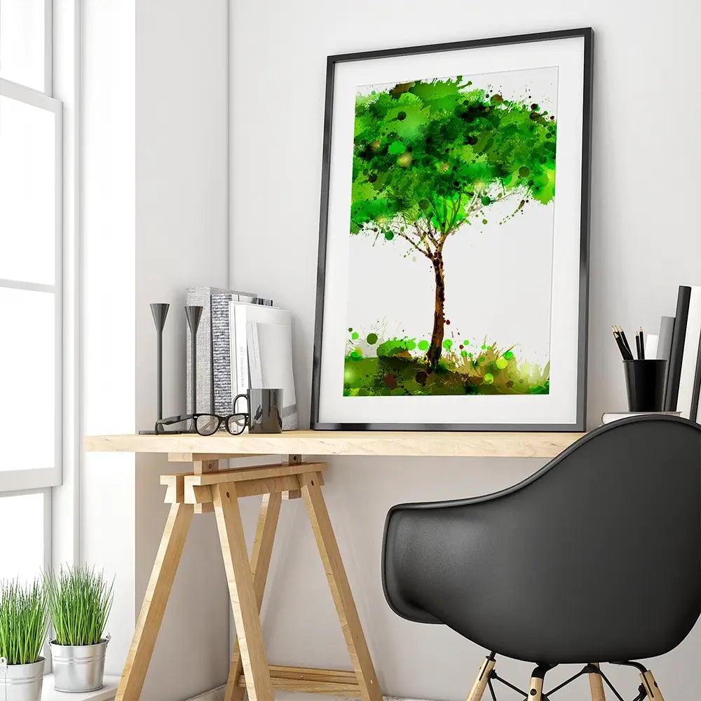 Tree Blots Framed Art Print Tree Blots Framed Art Print wall art product antart / Shutterstock