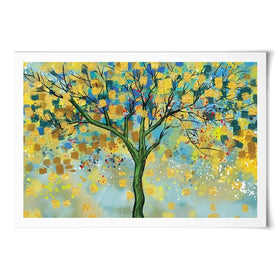 Tree In Colour Art Print Tree In Colour Art Print wall art product MA_3dwallpaper / Shutterstock