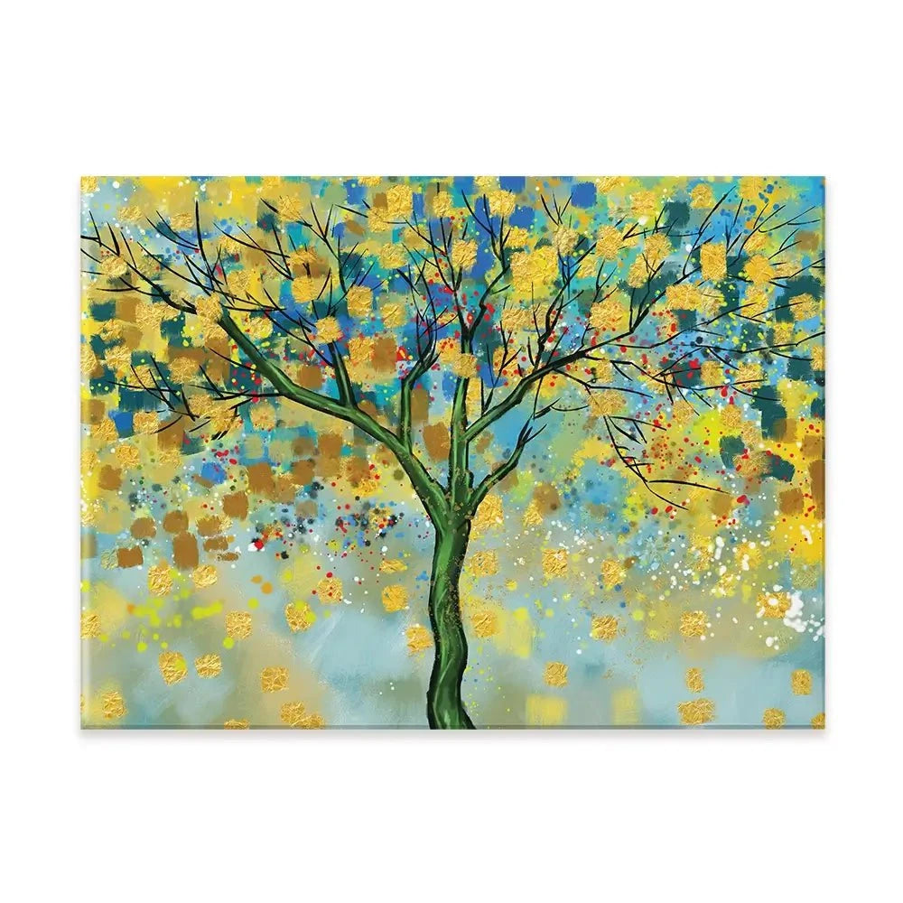 Tree In Colour Canvas Print Tree In Colour Canvas Print wall art product MA_3dwallpaper / Shutterstock