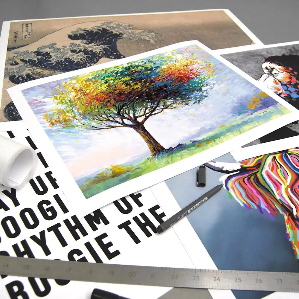 Tree In The Wind Art Print Tree In The Wind Art Print wall art product Leon Devenice