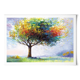Tree In The Wind Art Print Tree In The Wind Art Print wall art product Leon Devenice