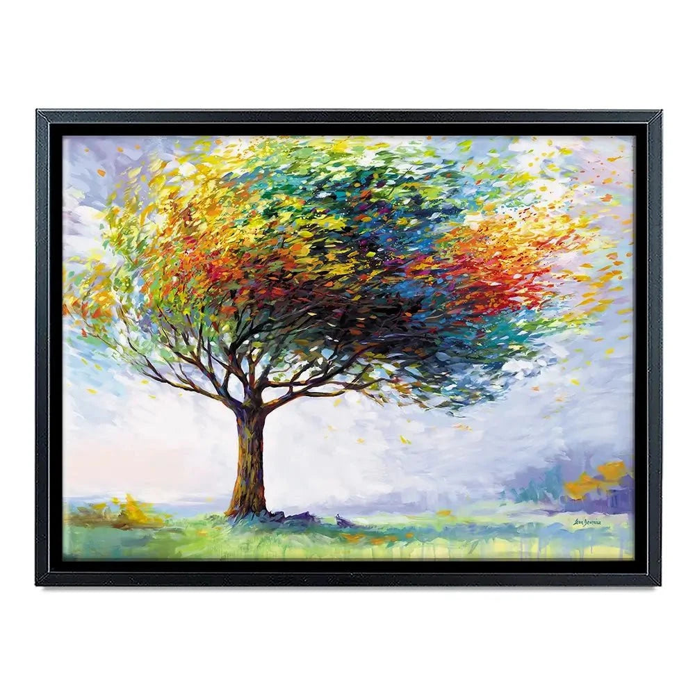 Tree In The Wind Canvas Print Tree In The Wind Canvas Print wall art product Leon Devenice