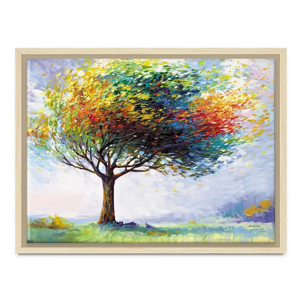 Tree In The Wind Canvas Print Tree In The Wind Canvas Print wall art product Leon Devenice