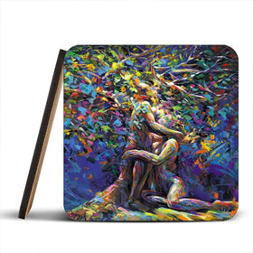 Tree Of Affection Coaster Set Tree Of Affection Coaster Set wall art product Leon Devenice
