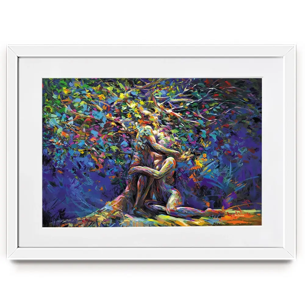 Tree Of Affection Framed Art Print Tree Of Affection Framed Art Print wall art product Leon Devenice