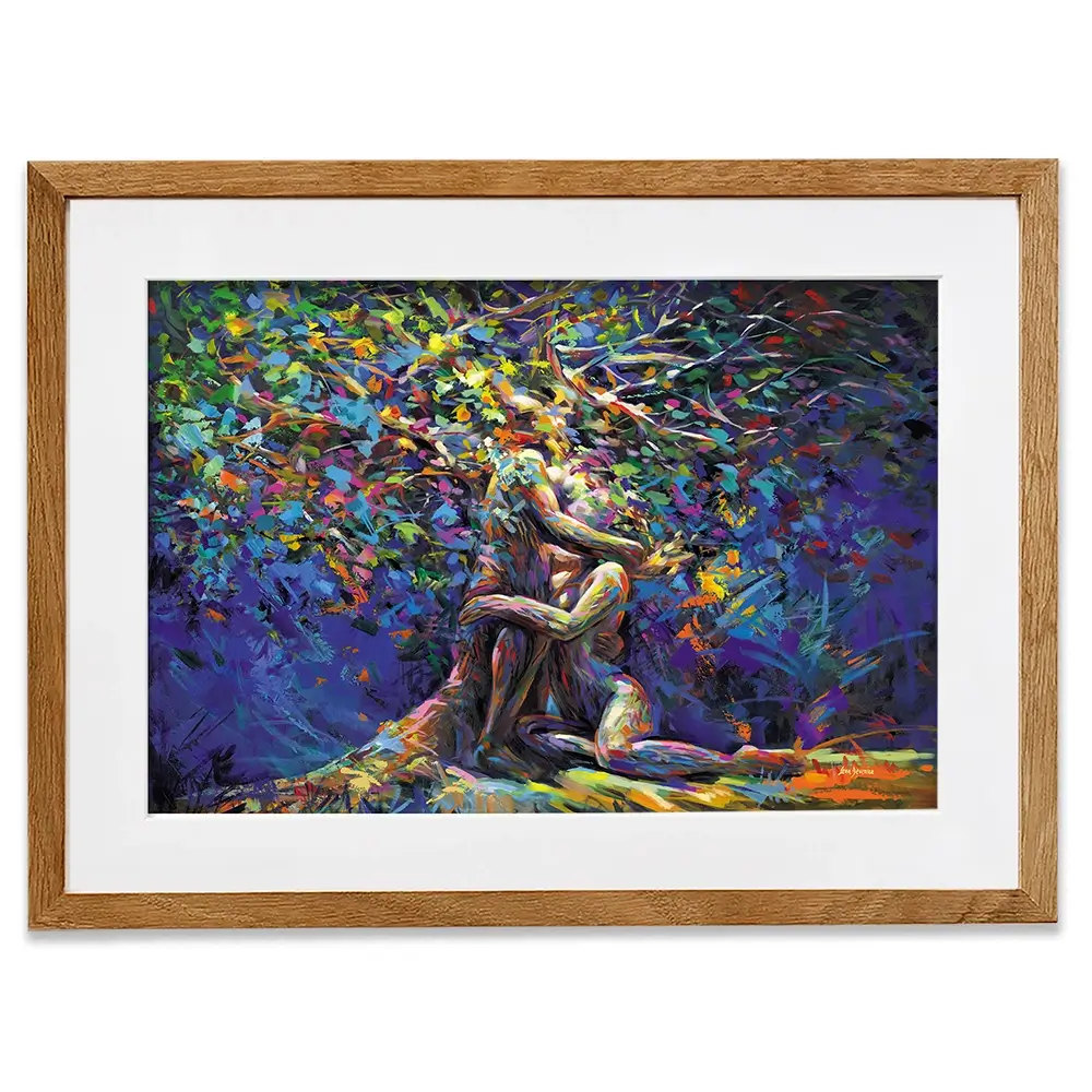 Tree Of Affection Framed Art Print Tree Of Affection Framed Art Print wall art product Leon Devenice