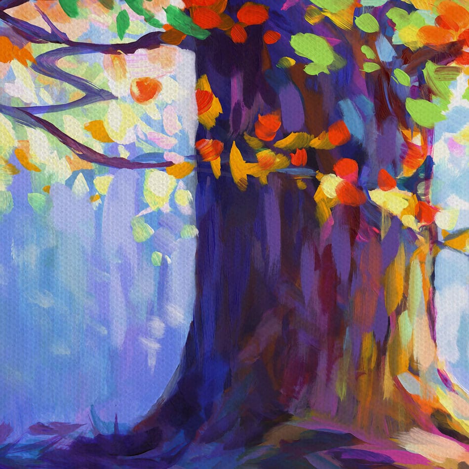 Tree Of Blossoming Romance Canvas Print wall art product Leon Devenice