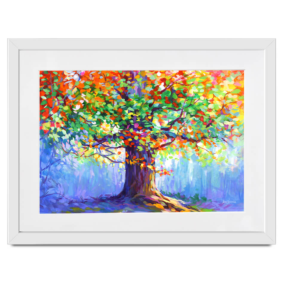 Tree Of Blossoming Romance Framed Art Print Tree Of Blossoming Romance Framed Art Print wall art product Leon Devenice