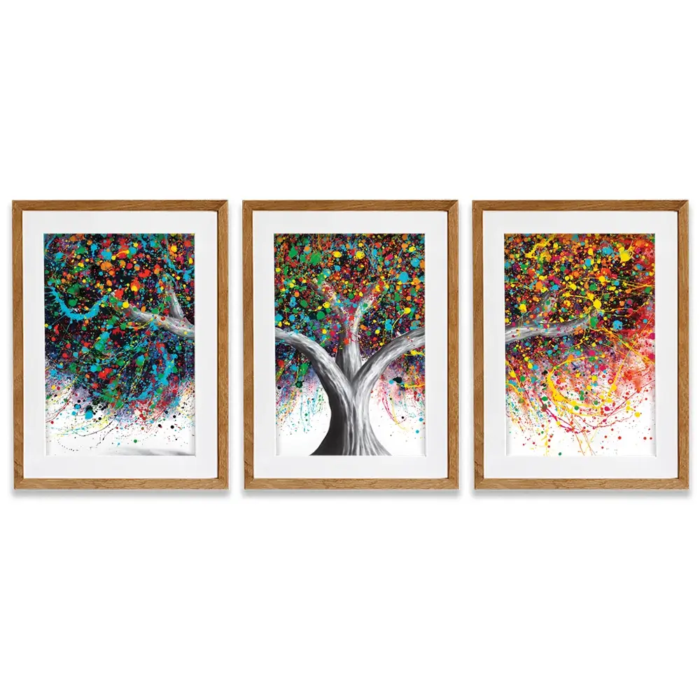 Tree Of Celebration Framed Art Print Trio Tree Of Celebration Framed Art Print Trio wall art product Ashvin Harrison