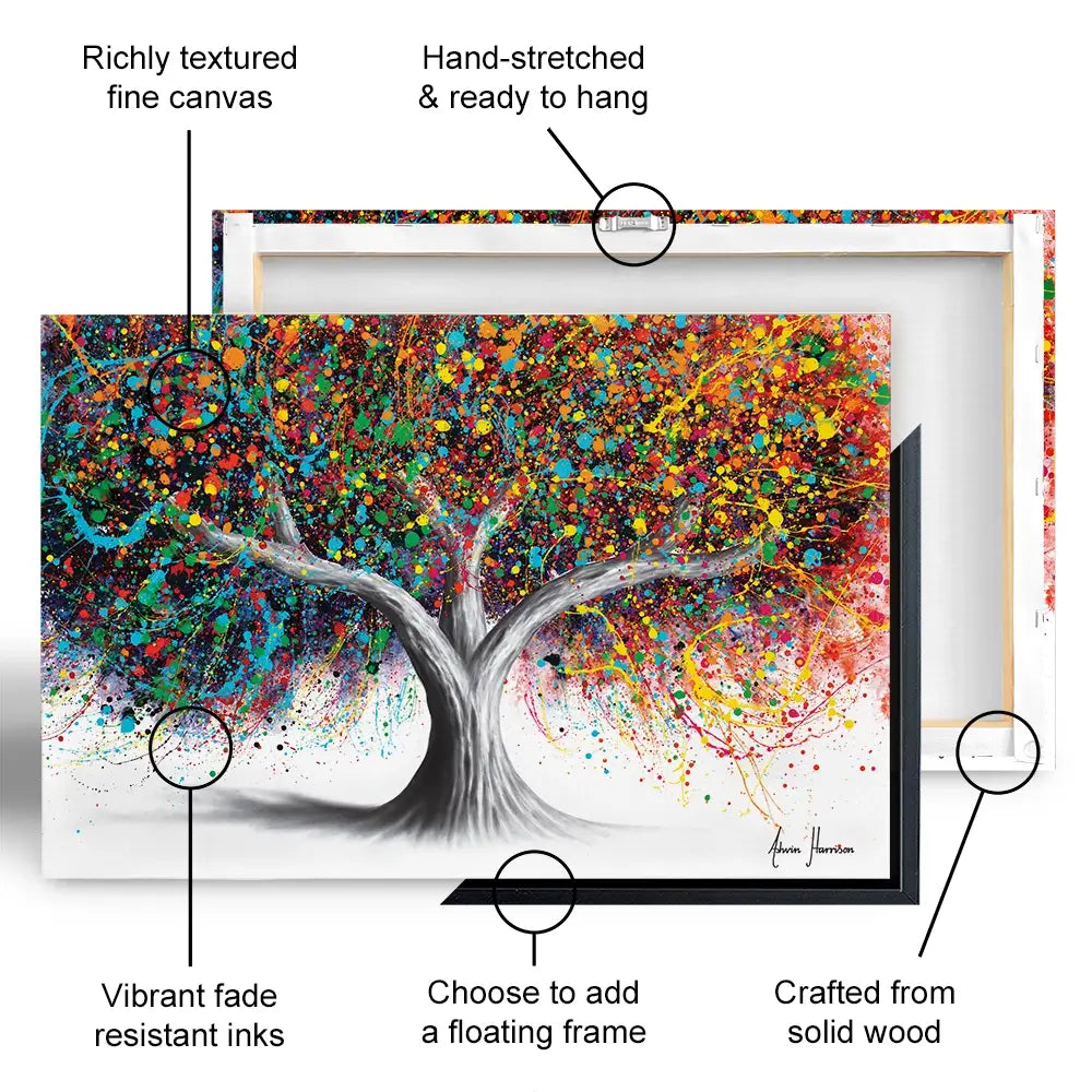 Tree Of Celebration Oversized Canvas Print Tree Of Celebration Oversized Canvas Print wall art product Ashvin Harrison