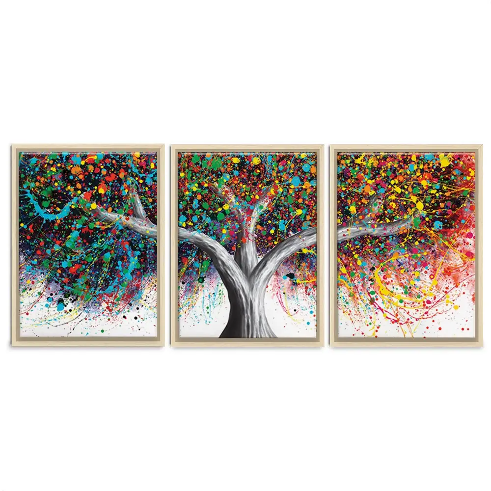 Tree Of Celebration Trio Canvas Print Tree Of Celebration Trio Canvas Print wall art product Ashvin Harrison
