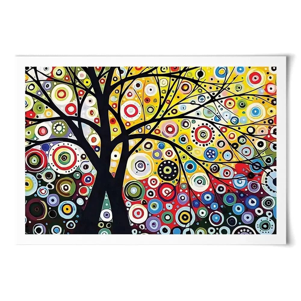 Tree Of Circles Art Print Tree Of Circles Art Print wall art product MeyEing / Shutterstock