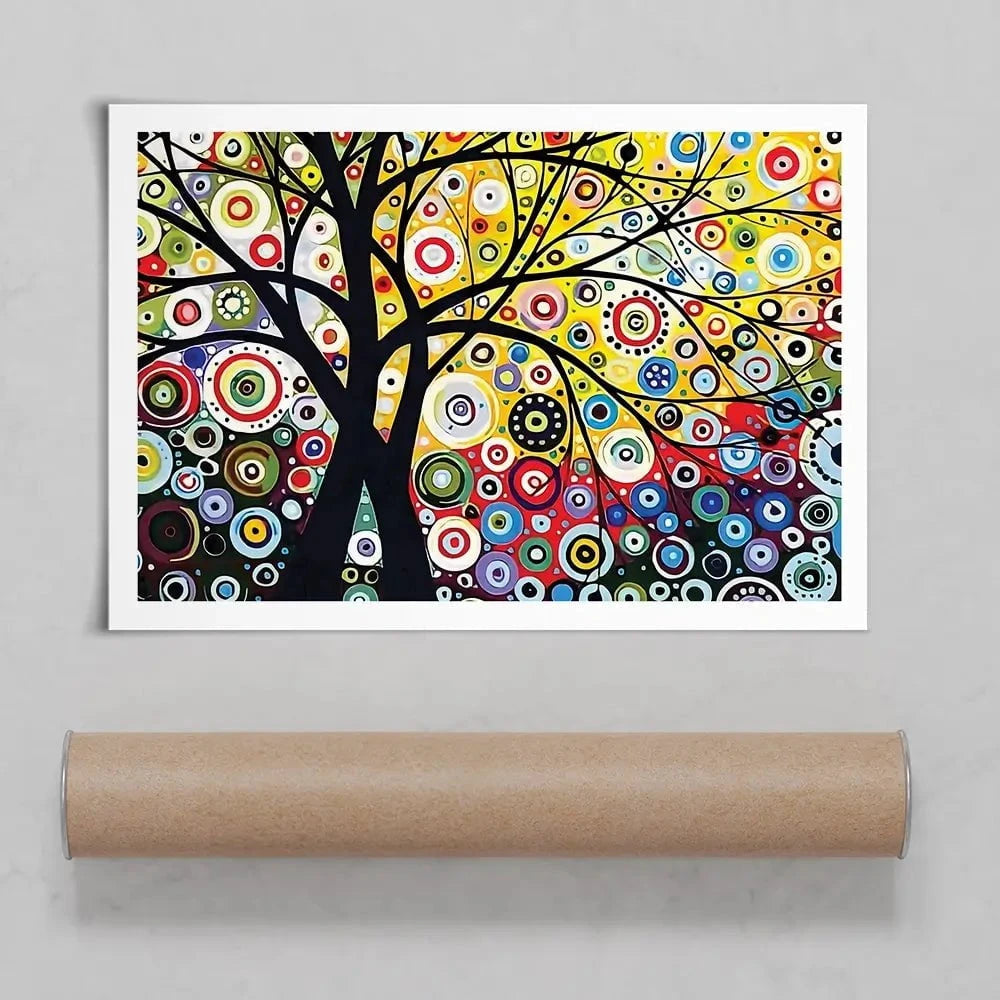 Tree Of Circles Art Print Tree Of Circles Art Print wall art product MeyEing / Shutterstock