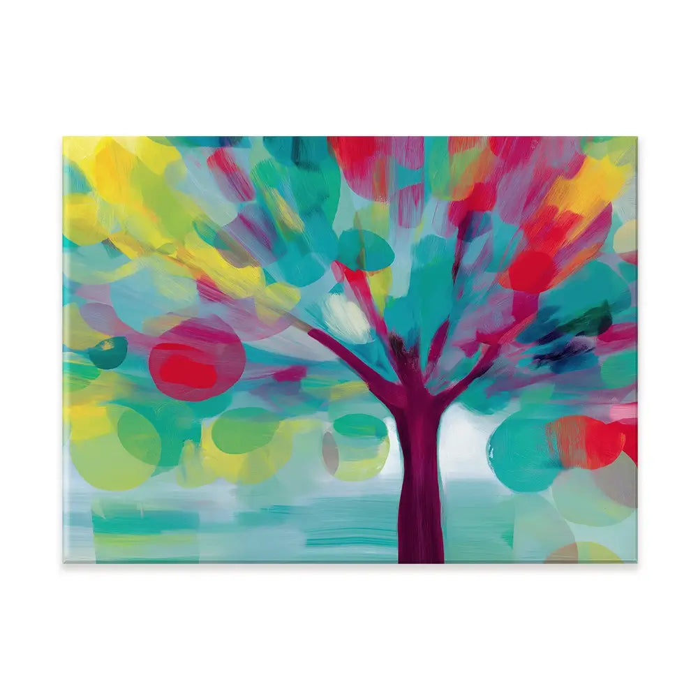 Tree Of Colours Canvas Print Tree Of Colours Canvas Print wall art product Chromatic Storm Studio