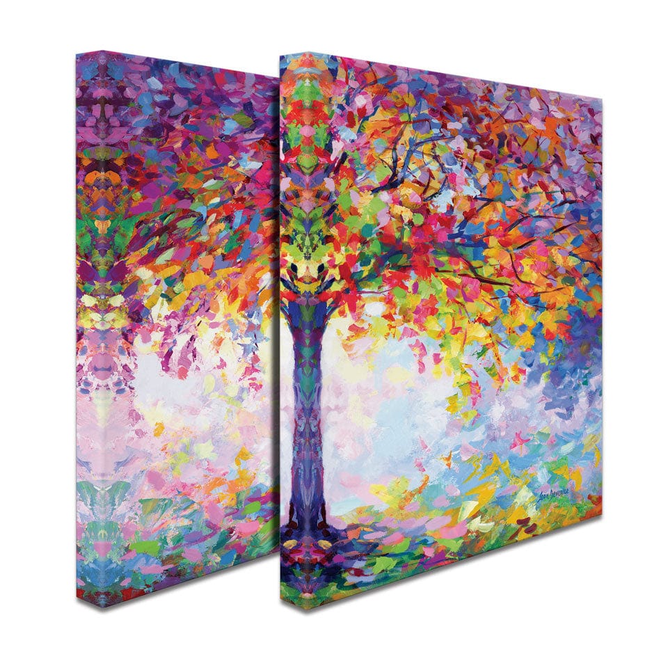 Tree Of Happiness Duo Canvas Print wall art product Leon Devenice