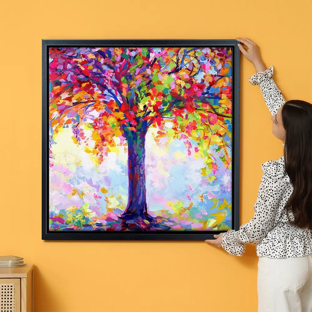 Tree Of Happiness Oversized Canvas Print Tree Of Happiness Oversized Canvas Print wall art product Leon Devenice