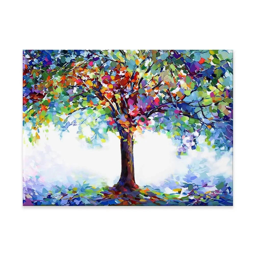 Tree Of Joy And Serenity Canvas Print Tree Of Joy And Serenity Canvas Print wall art product Leon Devenice