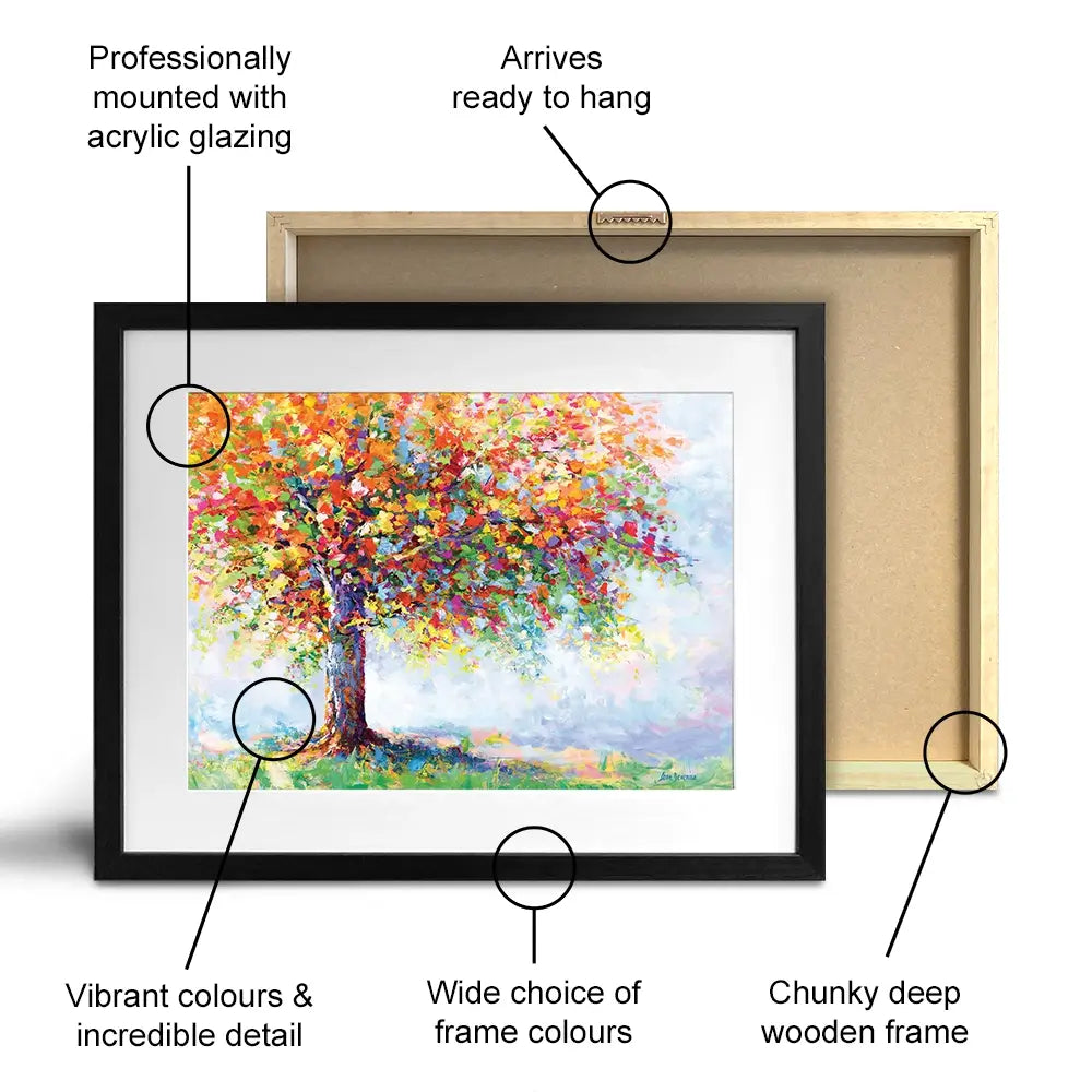 Tree Of Life Framed Art Print Tree Of Life Framed Art Print wall art product Leon Devenice