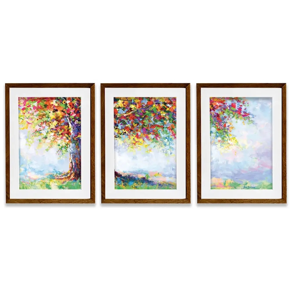 Tree Of Life Framed Art Print Trio Tree Of Life Framed Art Print Trio wall art product Leon Devenice