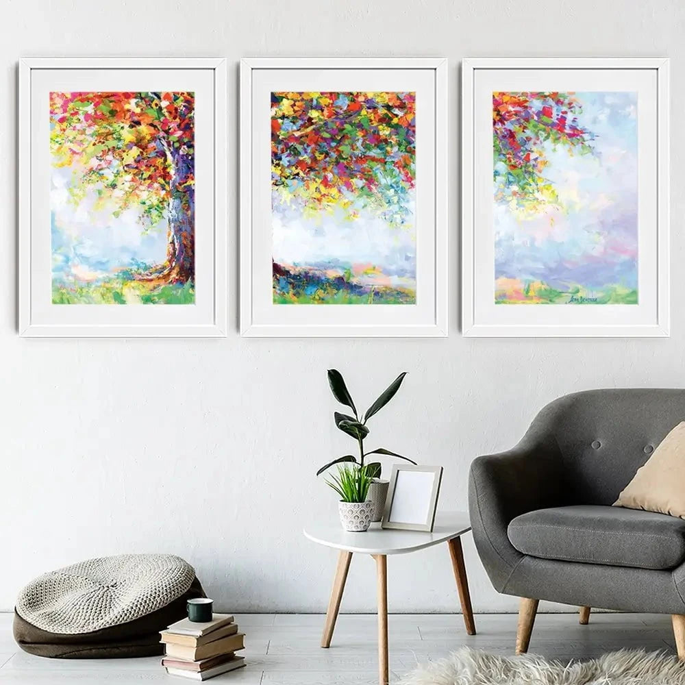 Tree Of Life Framed Art Print Trio Tree Of Life Framed Art Print Trio wall art product Leon Devenice