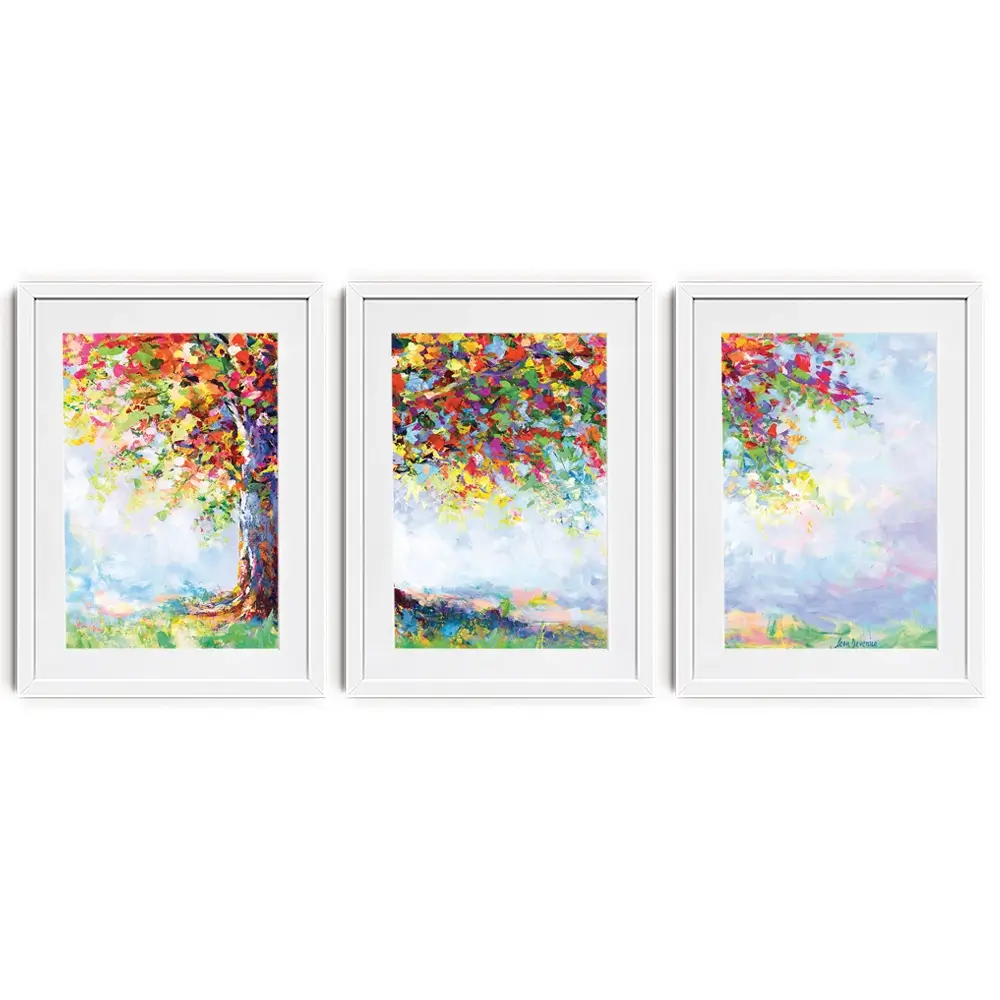 Tree Of Life Framed Art Print Trio Tree Of Life Framed Art Print Trio wall art product Leon Devenice